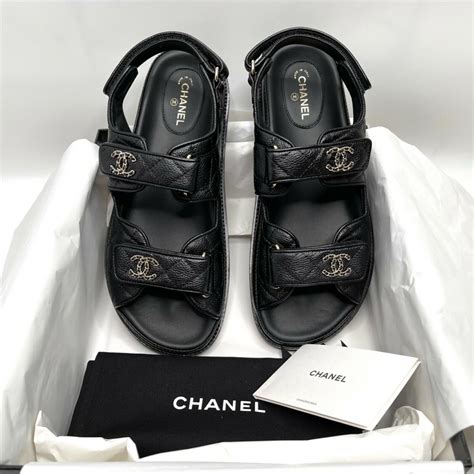 chanel daddy sandals|chanel women dad sandals 39.5.